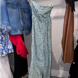 Strapless free people jumpsuit fits like XS